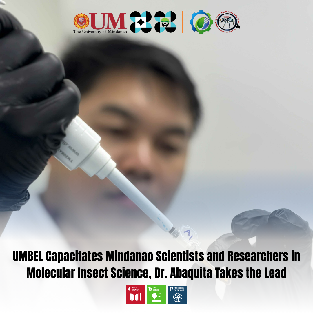 UMBEL Capacitates Mindanao Scientists and Researchers in Molecular Insect Science, Dr. Abaquita Takes the Lead - Image 1
